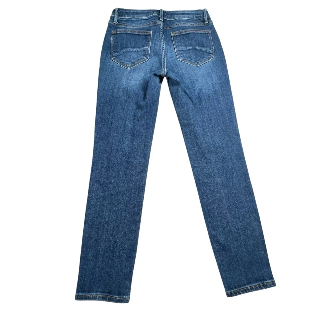 Driftwood‎ Womens 27 Jackie High Rise Skinny Mid Rise Medium Wash Jeans Stretch